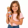 LEAN TOYS Anlily Puppe im Pool mit Rutsche Palme Strandzubehör Set