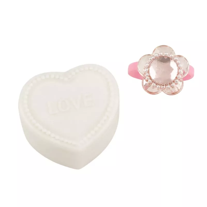 LEAN TOYS Anlily Brautpuppe im weißen Hochzeitskleid mit Spitzenaccessoires-Set