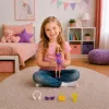 LEAN TOYS Anlily Fashion Doll in Purple Dress with Headphones and Accessories Set