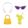 LEAN TOYS Anlily Fashion Doll in Purple Dress with Headphones and Accessories Set