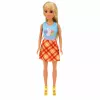 LEAN TOYS Anlily Puppe mit weißem Hasen und Karotten Karottenständer-Set