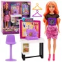 LEAN TOYS Anlily Puppe Schneiderin Modedesigner Nähmaschine Möbel Zubehör