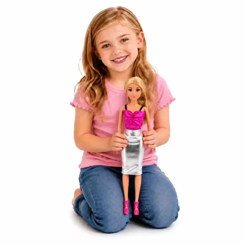 LEAN TOYS Anlily Anziehpuppen-Designer-Nähmaschinen-Zubehörset