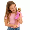 LEAN TOYS Anlily Puppe mit Supermarkt-Kasse, Einkaufswagen und Kinderwagen Set