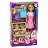 LEAN TOYS Anlily Puppe Gemüse- und Obstverkäufer Shop Zubehör Set
