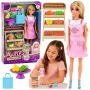 LEAN TOYS Anlily Puppe Gemüse- und Obstverkäufer Shop Zubehör Set