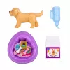 LEAN TOYS Anlily Puppe mit Haustier Hund Zubehör Bett-Set