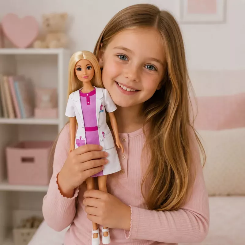 LEAN TOYS Anlily Arzt Puppe Trage Medizinisches Zubehör Krankenhaus Set