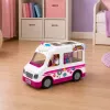 LEAN TOYS Anlily Puppe Doktor im Krankenwagen Medizinisches Zubehör Set
