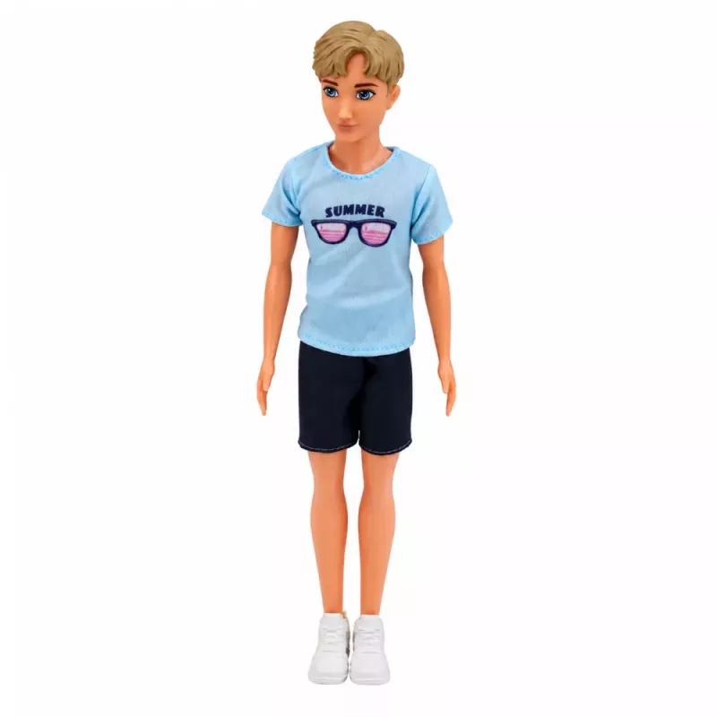 LEAN TOYS Anlily Puppen-Set Familie Kinder Picknick Zubehör Essen