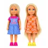 LEAN TOYS Anlily Puppen-Set Familie Kinder Picknick Zubehör Essen
