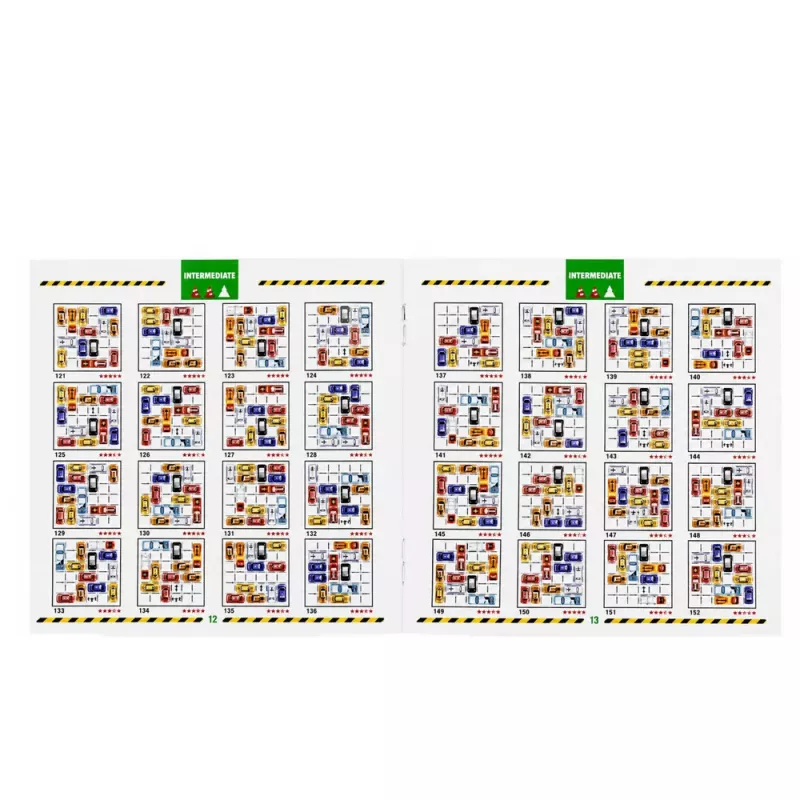 LEAN TOYS Magnetpuzzle-Spiel Magnetische Autos 15 Fahrzeuge 60 Karten Brett