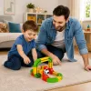 LEAN TOYS Magnetische Eisenbahn mit elektrischem Zug 3D Kreativbau 67 Teile