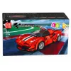 LEAN TOYS Konstruktionsbausteine Sportwagen Rennwagen Vitrine Rot 364 Teile