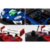 LEAN TOYS Bausteine Sportwagen GT2016 Rennwagen Vitrine 347 Teile