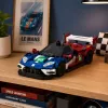 LEAN TOYS Bausteine Sportwagen GT2016 Rennwagen Vitrine 347 Teile