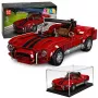 LEAN TOYS Bausteine Classic Car S.Cobra Red Display Case 391 Stk.