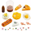 LEAN TOYS Kreativ-Bastelset: DIY Squishy Dekoratives Frühstücksessen