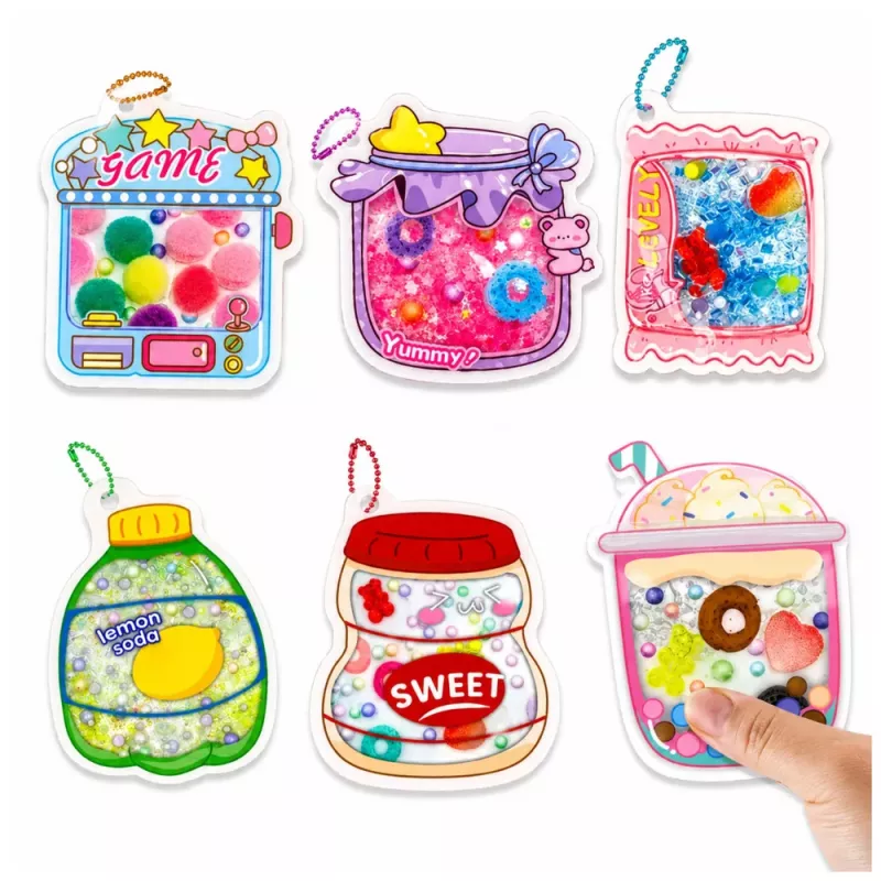 LEAN TOYS Kreativset zur Herstellung von dekorativem Jelly Slime DIY Slime Zubehör