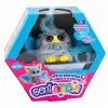 LEAN TOYS Genie Pets Interaktives Kreatur-Licht- und Sound-Anhänger Grau