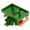 LEAN TOYS Agricultural Farm Tractor with Seeder Rubber Wheels 1:24 Scale Toy Vehicle