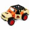 LEAN TOYS Geländewagen mit T-Rex Dinosaurier, Lichter, Geräusche, öffnende Türen