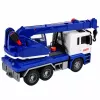 LEAN TOYS Baukran-LKW mit einstellbaren Lichtern und Geräuschen - Blau