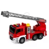 LEAN TOYS Feuerwehrauto mit Drehleiter, Wasserpumpe, Licht und Sound