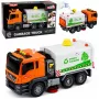 LEAN TOYS Straßenkehrmaschine mit Wasserspritzsystem, Lichtern & Sound