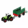 LEAN TOYS Bauernhof-Set mit Traktor, Windmühle, Stall, Anhänger und Tierfiguren, 45 Teile