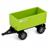 LEAN TOYS Set landwirtschaftlicher Fahrzeuge Traktor Feldhäcksler Holztransporter 1:68 4 Stk.