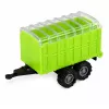 LEAN TOYS Set of Agricultural Vehicles Tractor Forage Harvester Trailers 1:68 4 pcs.