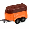 LEAN TOYS Set of Agricultural Vehicles Tractor Forage Harvester Trailers 1:68 4 pcs.