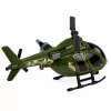 LEAN TOYS Militärhubschrauber mit Haken, Lichtern und Geräuschen Grün