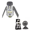LEAN TOYS Space Ship Satellite Capsule Communication Antenna Astronaut Set