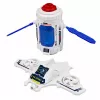 LEAN TOYS Space Set Rakete Shuttle Drohne Astronaut Satellit Fahrzeug