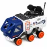 LEAN TOYS Space Set Rakete Shuttle Drohne Astronaut Satellit Fahrzeug