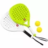 LEAN TOYS Beach and Garden Tennis Sports Set mit Schlägern und Schaumstoffbällen
