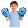 LEAN TOYS Arcade-Spiel zum Werfen, Fangen, Schläger, Leuchtbälle, LED-Hai