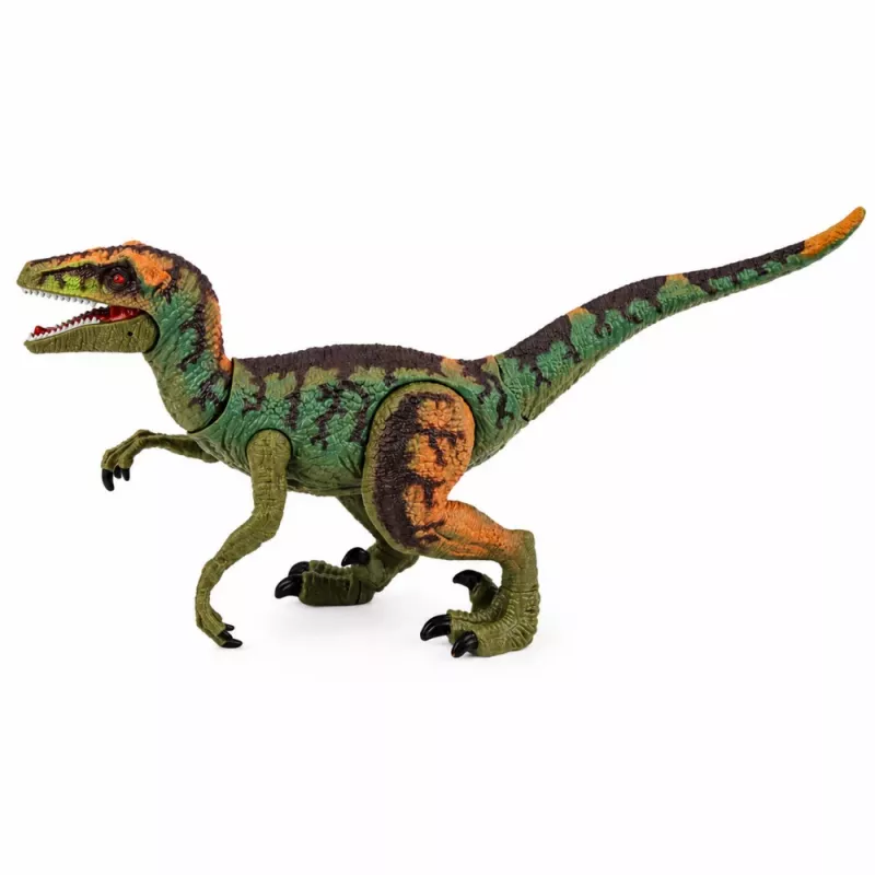 LEAN TOYS Velociraptor Dinosaurier Figur Realistische bewegliche Gliedmaßen Geräusche