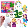 LEAN TOYS Kreativset Filz-Nähplüschtiere Märchenland DIY 6 Stk.