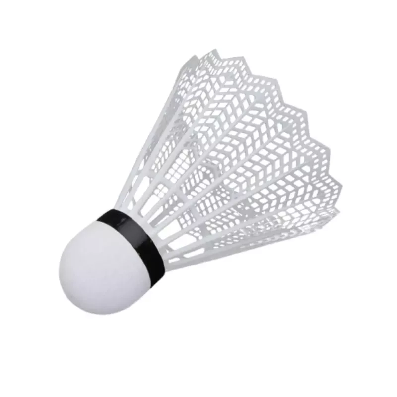 LEAN TOYS Badminton Set Schläger Federball Tasche Orange