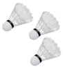 LEAN TOYS Badminton-Set mit 2 Schlägern, 3 Federbällen und Tragetasche - Blau