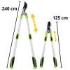 LEAN Teleskop-Gartenschere Astschere mit rutschfesten Griffen 68-92 cm