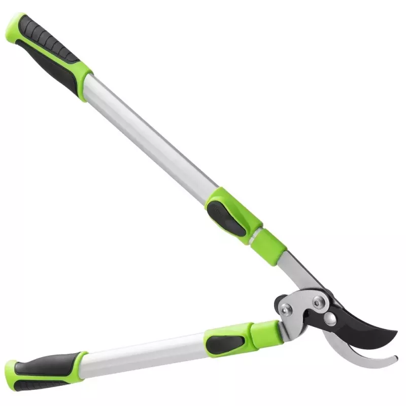 LEAN Teleskop-Gartenschere Astschere mit rutschfesten Griffen 68-92 cm