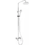 DEANTE Duschkopf mit Badewannenarmatur NAC 01JM Chrom