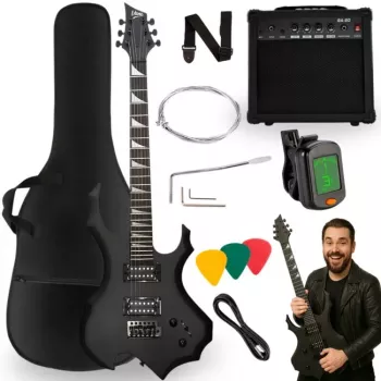 V-TONE EGS 39 MBK E-Gitarre 4/4 Black Matte