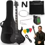 V-TONE EGS 39 MBK E-Gitarre 4/4 Black Matte