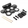 V-TONE RD7 Electronic Drum Set mit USB-C und AUX, 7 Pads, 2 Fußpedale, 12 Voices