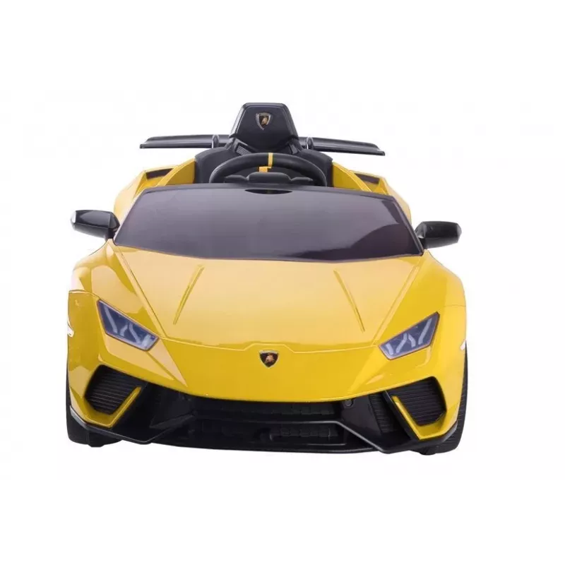 LEAN CARS Elektrisches Kinderauto Lamborghini Huracan Gelb